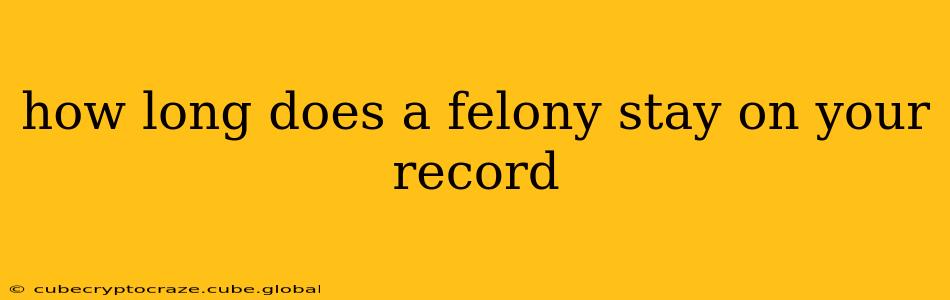 how long does a felony stay on your record