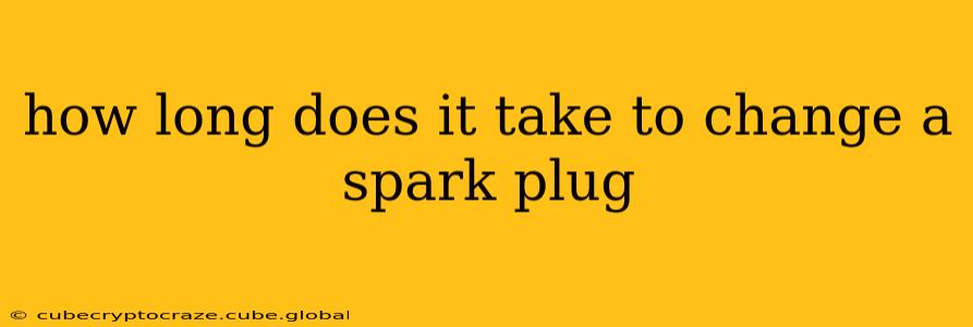 how long does it take to change a spark plug