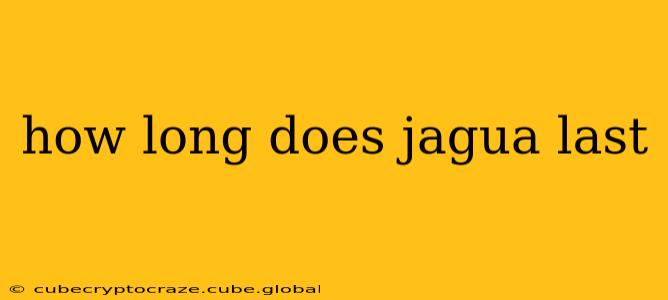 how long does jagua last