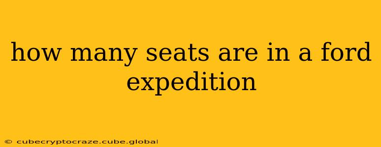 how many seats are in a ford expedition