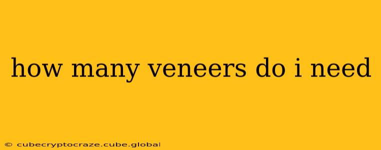 how many veneers do i need