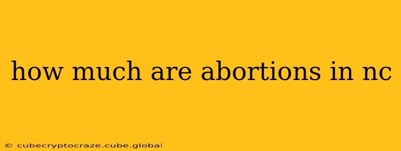 how much are abortions in nc