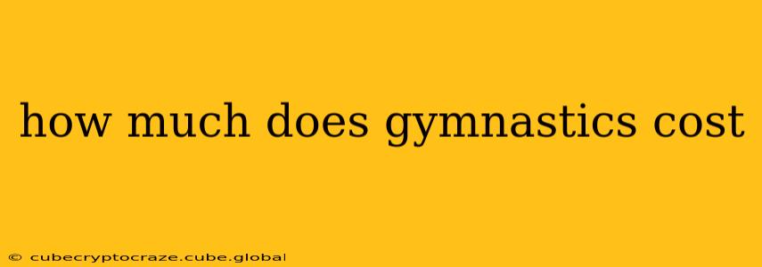 how much does gymnastics cost