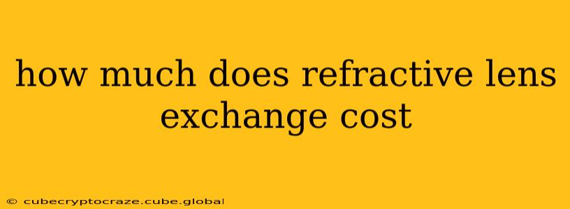how much does refractive lens exchange cost
