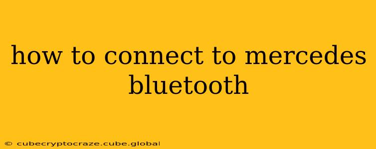 how to connect to mercedes bluetooth
