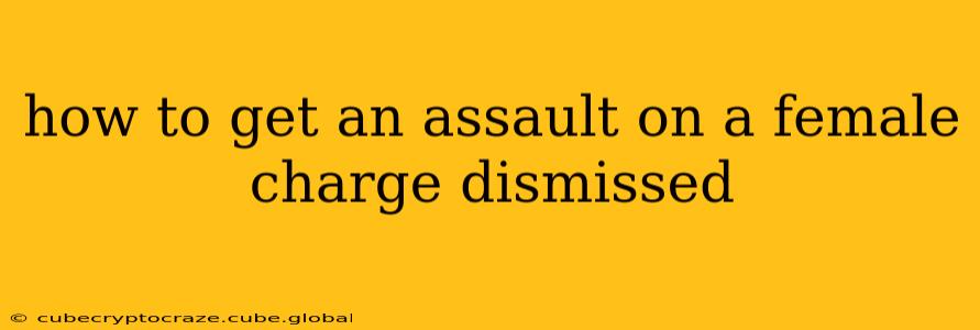 how to get an assault on a female charge dismissed