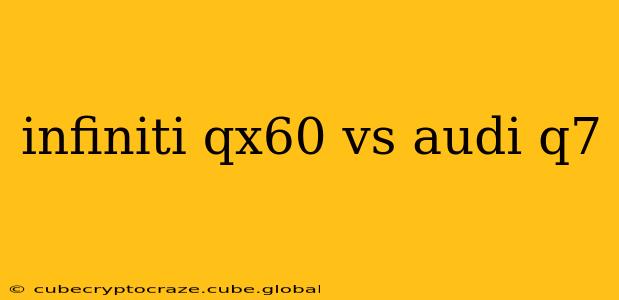 infiniti qx60 vs audi q7