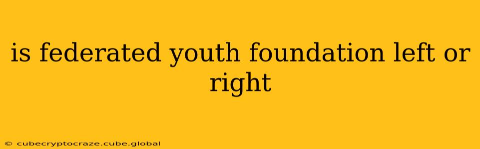 is federated youth foundation left or right