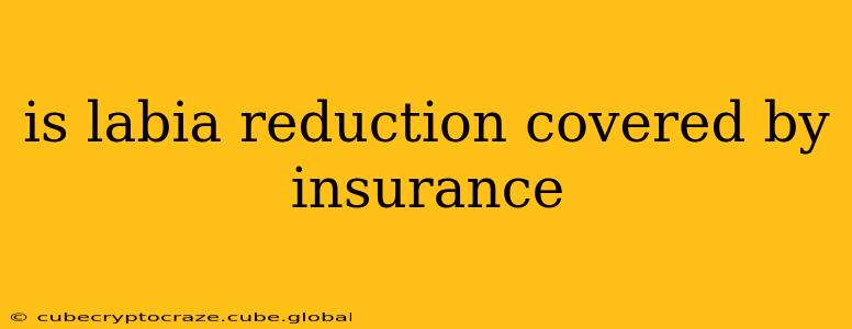 is labia reduction covered by insurance