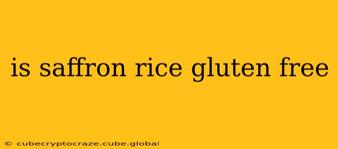 is saffron rice gluten free