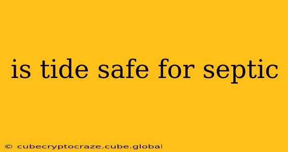 is tide safe for septic
