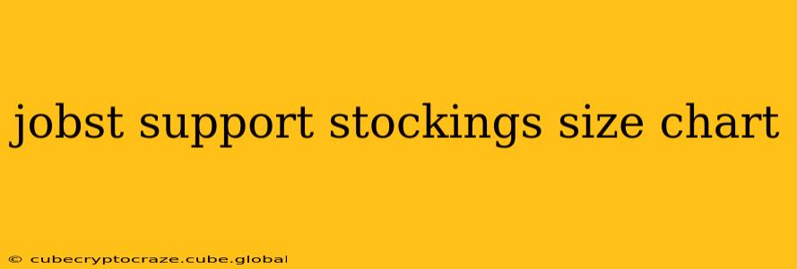 jobst support stockings size chart