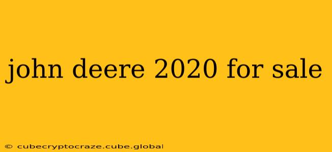 john deere 2020 for sale