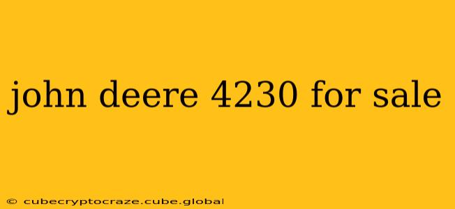 john deere 4230 for sale