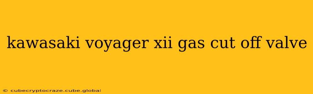 kawasaki voyager xii gas cut off valve