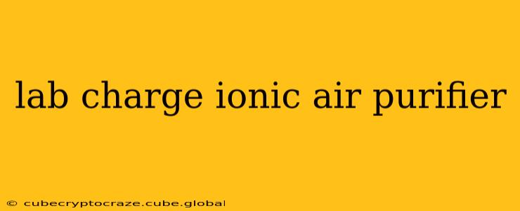 lab charge ionic air purifier