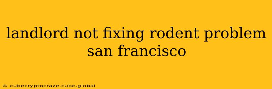 landlord not fixing rodent problem san francisco