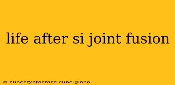 life after si joint fusion