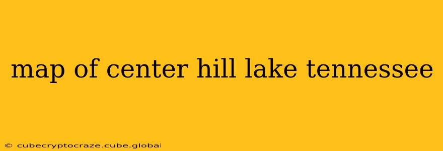 map of center hill lake tennessee