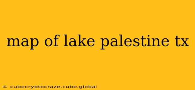 map of lake palestine tx