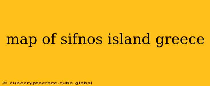 map of sifnos island greece