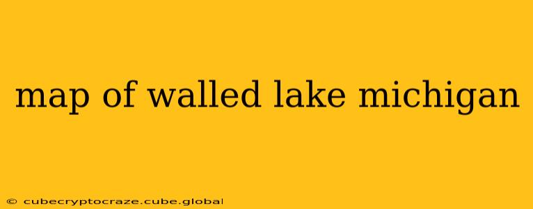 map of walled lake michigan
