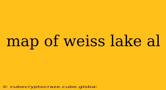map of weiss lake al