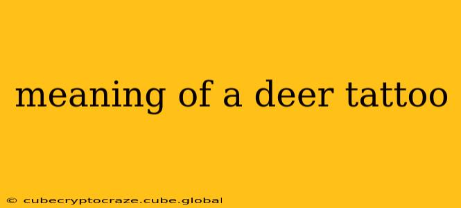 meaning of a deer tattoo