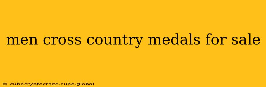 men cross country medals for sale