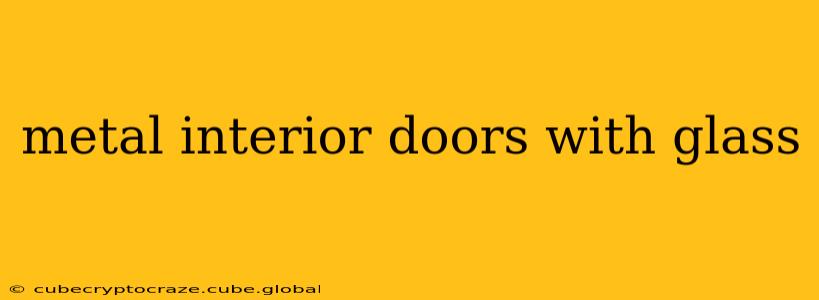metal interior doors with glass