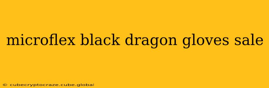 microflex black dragon gloves sale
