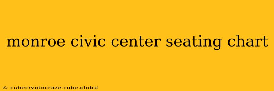 monroe civic center seating chart