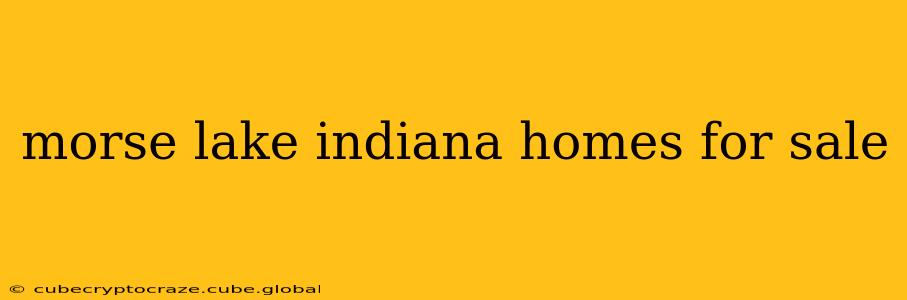 morse lake indiana homes for sale