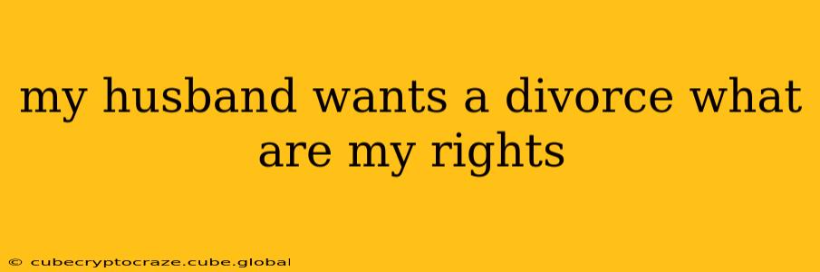 my husband wants a divorce what are my rights