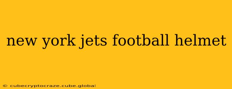 new york jets football helmet