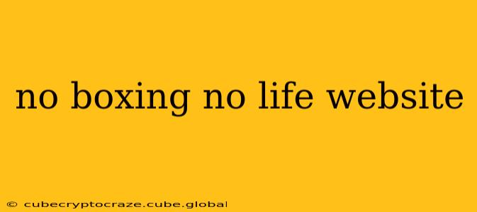 no boxing no life website