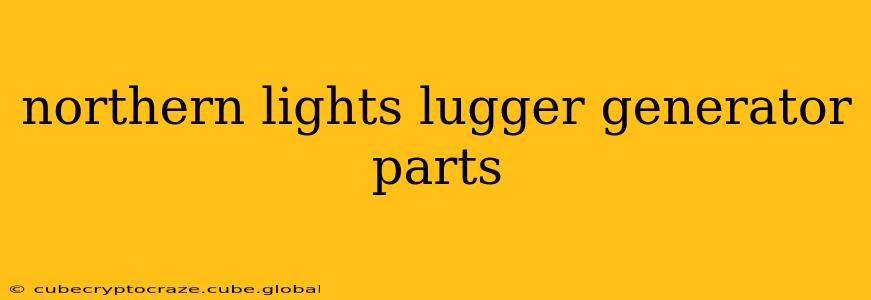 northern lights lugger generator parts