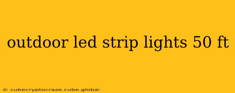 outdoor led strip lights 50 ft