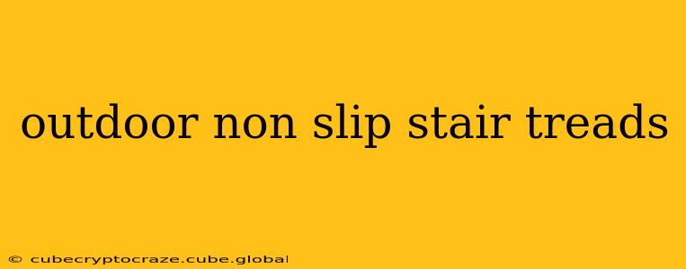 outdoor non slip stair treads