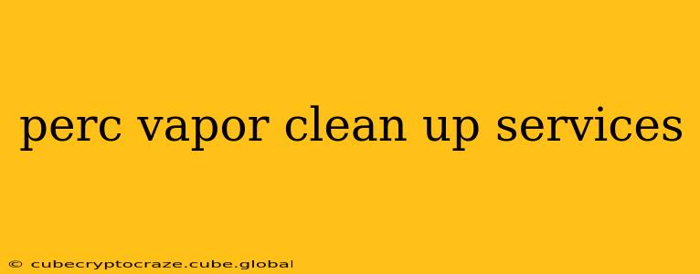 perc vapor clean up services