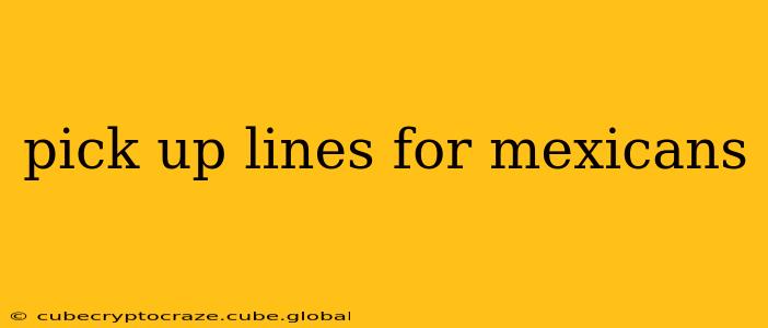 pick up lines for mexicans pick up lines for mexicans