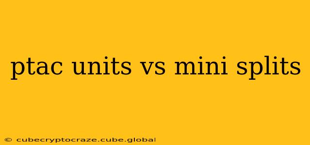 ptac units vs mini splits