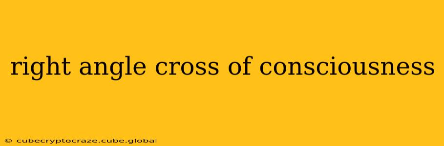 right angle cross of consciousness