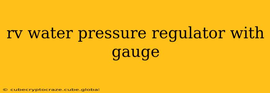 rv water pressure regulator with gauge