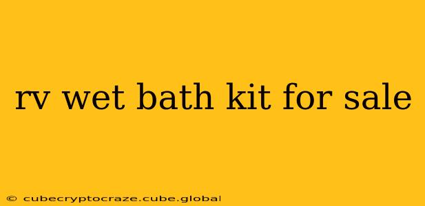 rv wet bath kit for sale