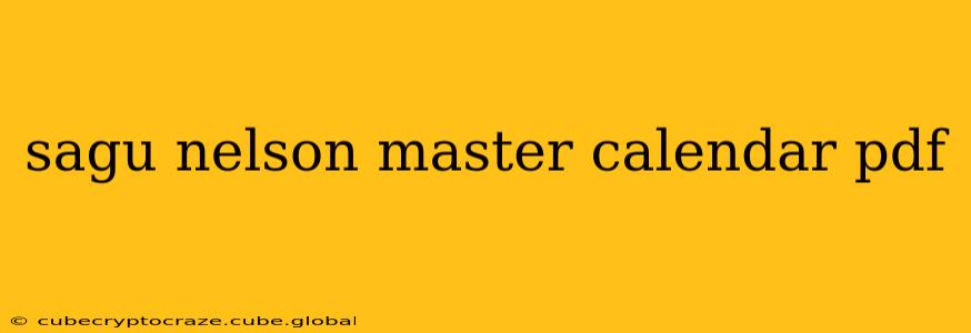 sagu nelson master calendar pdf