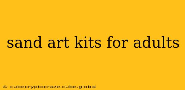 sand art kits for adults