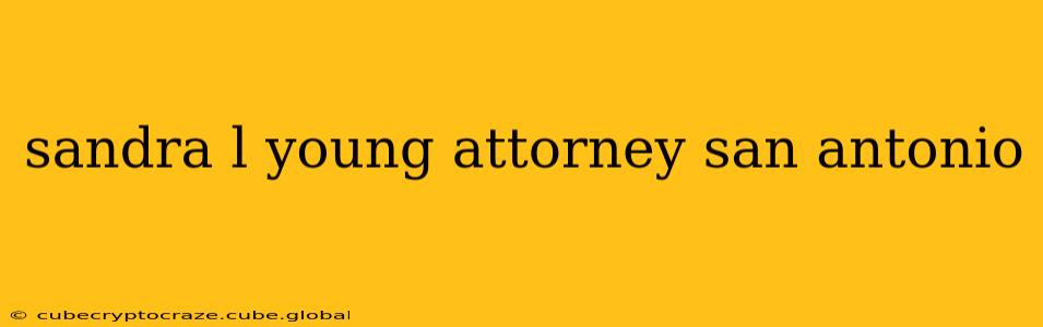 sandra l young attorney san antonio