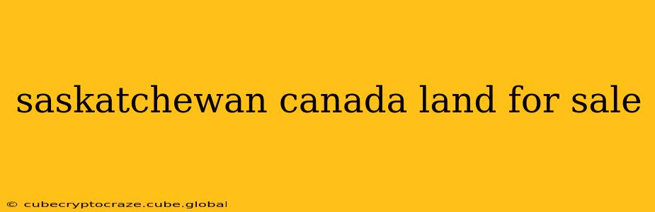 saskatchewan canada land for sale