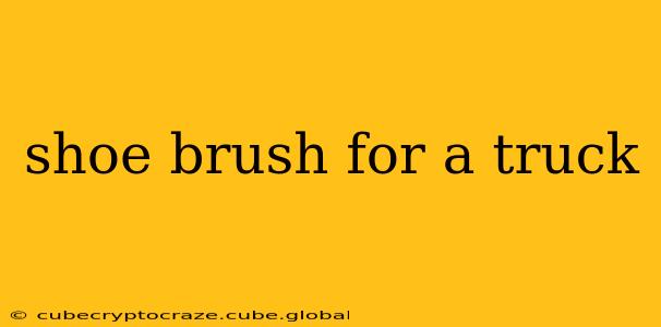 shoe brush for a truck